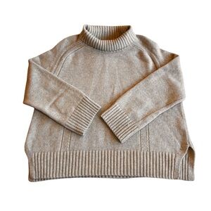 By Malene Birger Beige Turtleneck Sweater Small